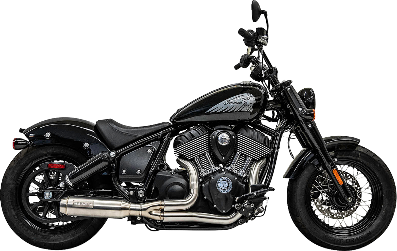 Bassani 2-1 Ripper Super Bike Exhaust System fits 2022-2023 Indian Chief Bobber
