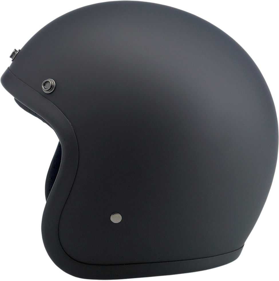 Biltwell 3/4 Flat Black Unisex Bonanza Motorcycle Riding Street Racing Helmet