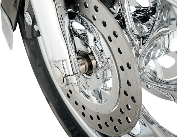 Klock Werks Flush Mount Front Axle fits 2007-2022 Harley Dyna Touring Softail