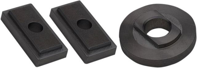 jims Black Rear Axle Lockdown Adjuster Kit 73-04 Harley Touring Softail XL FXWG