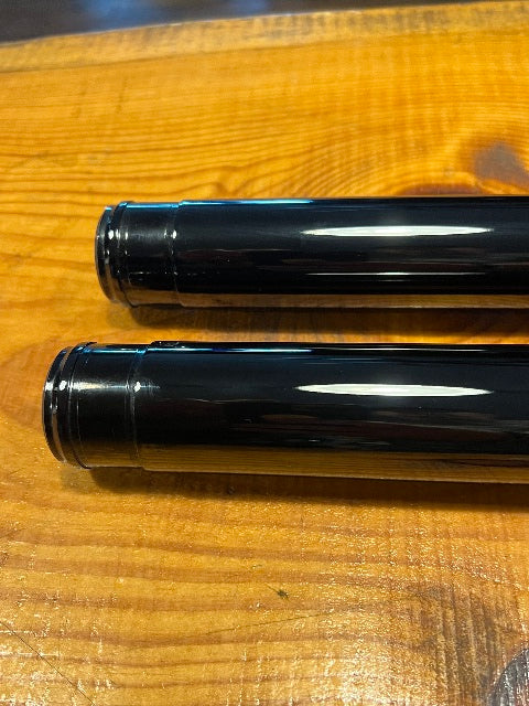 Custom Cycle Black 41mm Front Fork Tubes 1999-13 Harley Dyna Touring Softail CVO