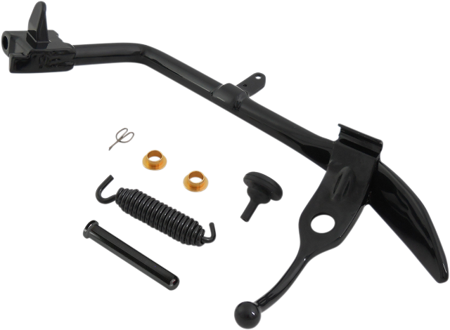 Drag Specialties Black Complete Kickstand Kit for 2007-2017 Harley Softail FXST