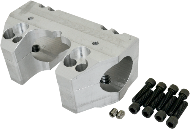 La Choppers 1.5" Handlebar Riser Clamp Kit 08-13 Harley Davidson Touring FLHR