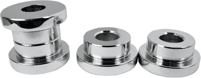 La Choppers Chrome Solid 4 Pack Riser Bushing Set 1984-2017 Harley Dyna Softail