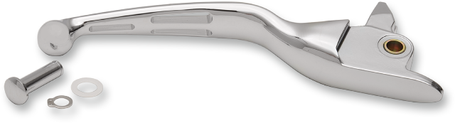 Drag Specialties Chrome Slotted Wide Blade Brake Lever 14-16 Harley Touring FL