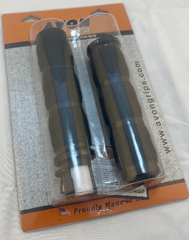 Avon Air Cushion Black 7/8" Motorcycle Hand Grips fits 2014-17 Indian Chieftain