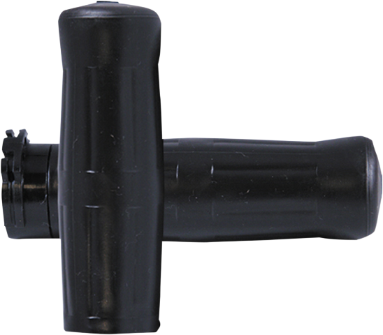 Avon Black Old School 1" Cable Control Rubber Grips 1982-2022 Harley Davidson