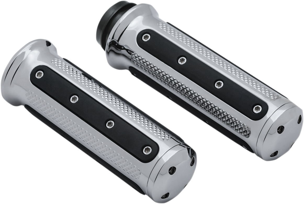 Kuryakyn 6122 Heavy Industry TBW Hand Grips fits 2008-2025 Harley Touring Dyna