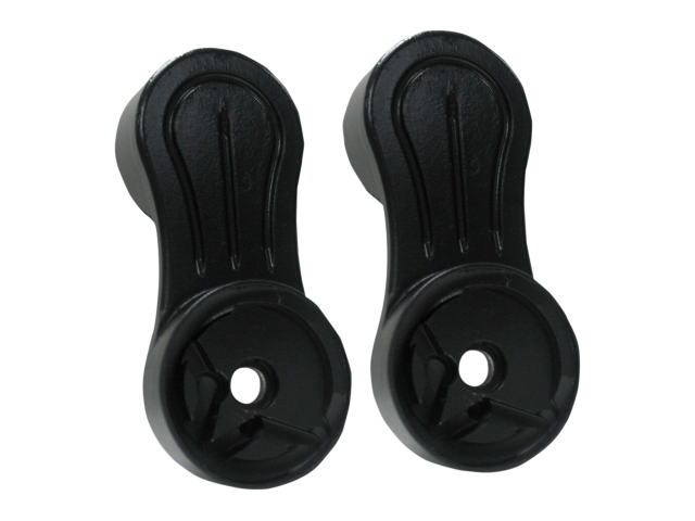 Pingel Black Fairing Mirror Drop Brackets for 99-13 Harley Touring Bagger FLHX