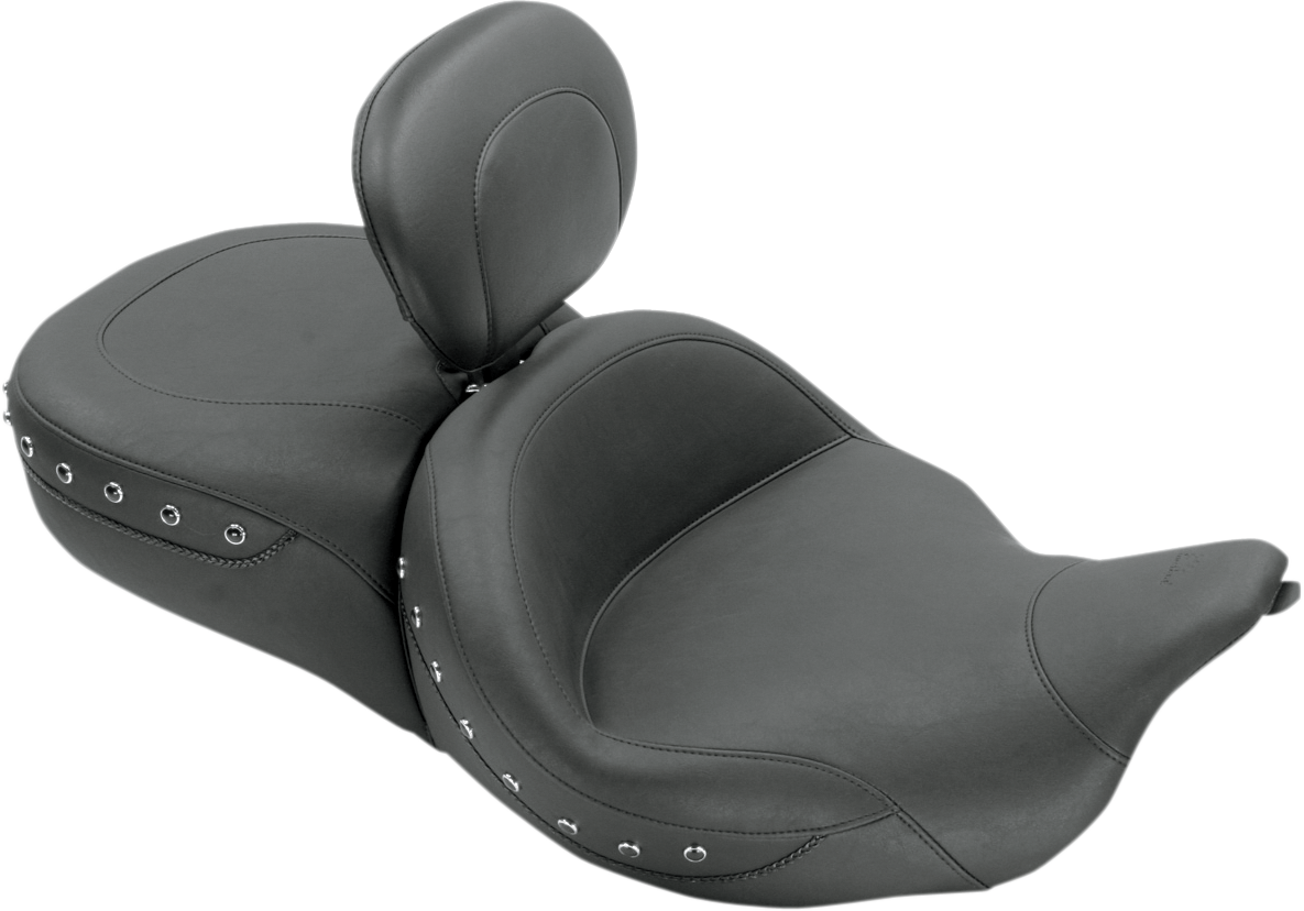 Mustang Super Tour Studded Seat & Backrest fits 2008-2024 Harley Touring 79586