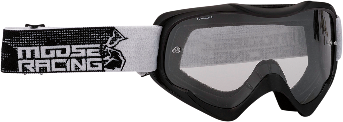 Moose Qualifier Agroid Stealth Motorcycle Riding Dirt Bike Racing Goggles MX