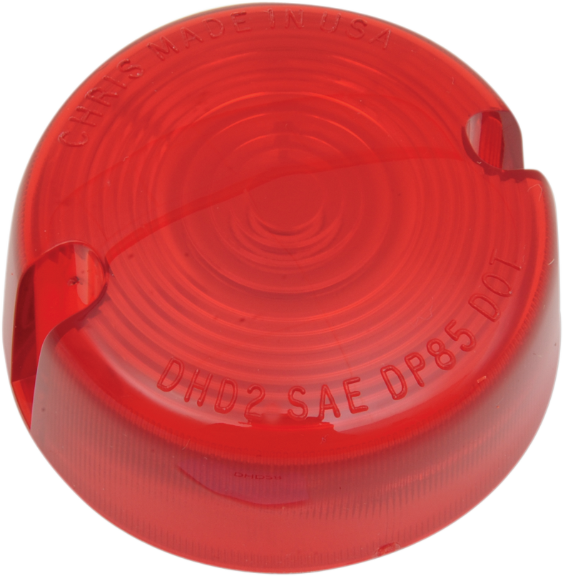 Chris Products Pair Red OEM Replacement Turn Signal Lens fits 1986-2001 Harley