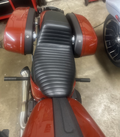 Le Pera Kickflip Daddy Long Legs Low Rider Seat for 2018-25 Harley Softail FXRST