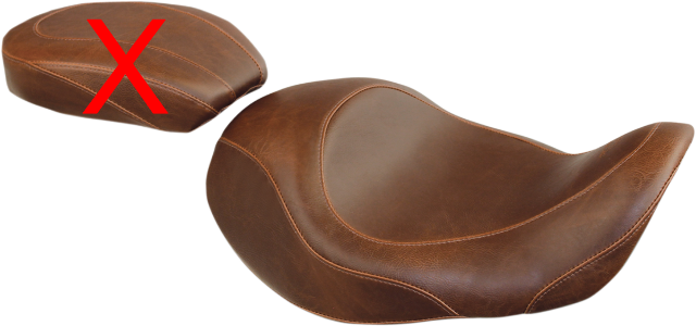 Mustang Wide Tripper Forward Position Solo Seat 2006-2017 Harley Dyna FXD FXDB