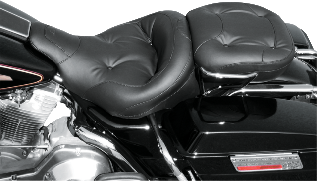 Mustang Regal Wide Pillow Top Seat 1997-07 Harley Touring FLHT FLTR FLHTC FLHTI