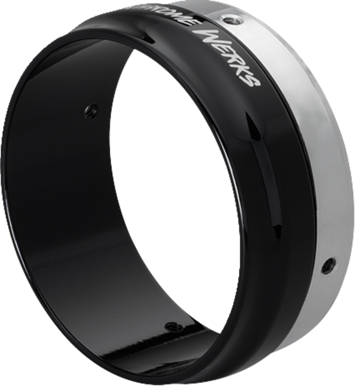 Khrome Werks 4.5" Black Exhaust Muffler Race End Cap Tip for Harley Davidson