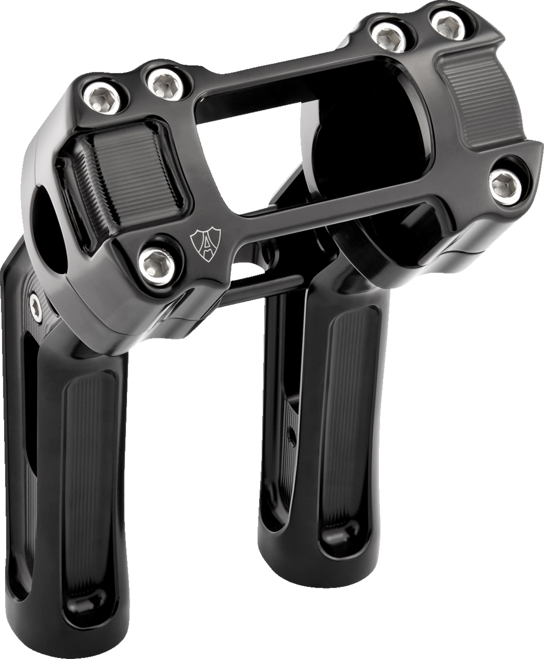 Arlen Ness Method 7" Black Pullback Handlebar Riser for 2018-2024 Harley Softail