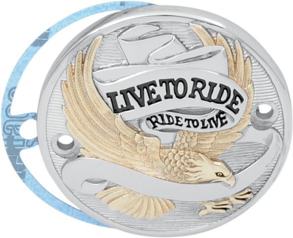 Drag Specialties Live To Ride Timing Points Cover 1970-2021 Harley Dyna Touring