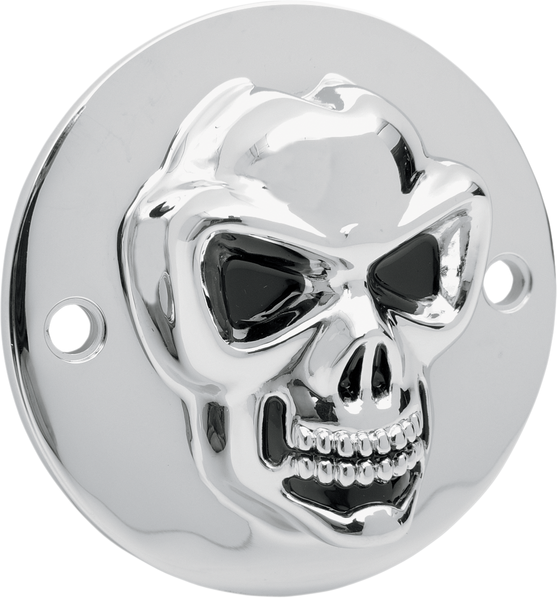 Drag Specialties Skull Points Timing Cover 1970-2022 Harley Dyna Sportster