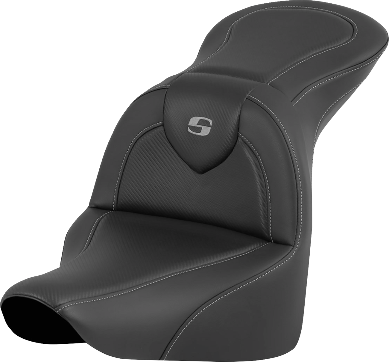 Saddlemen Roadsofa Carbon Fiber Gel Seat fits 2018-2025 Harley Softail FXBR FLFB