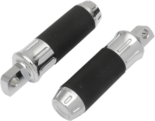 Drag Specialties Chrome Motorcycle Male Mount Foot Peg Set for Harley Davidson