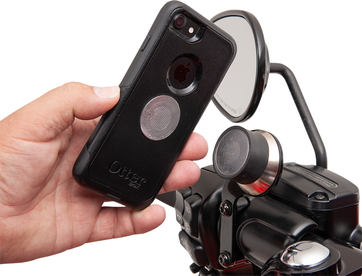 Klock Werks iOmount Handlebar Magnetic Device Holder 1996-2023 Harley Davidson