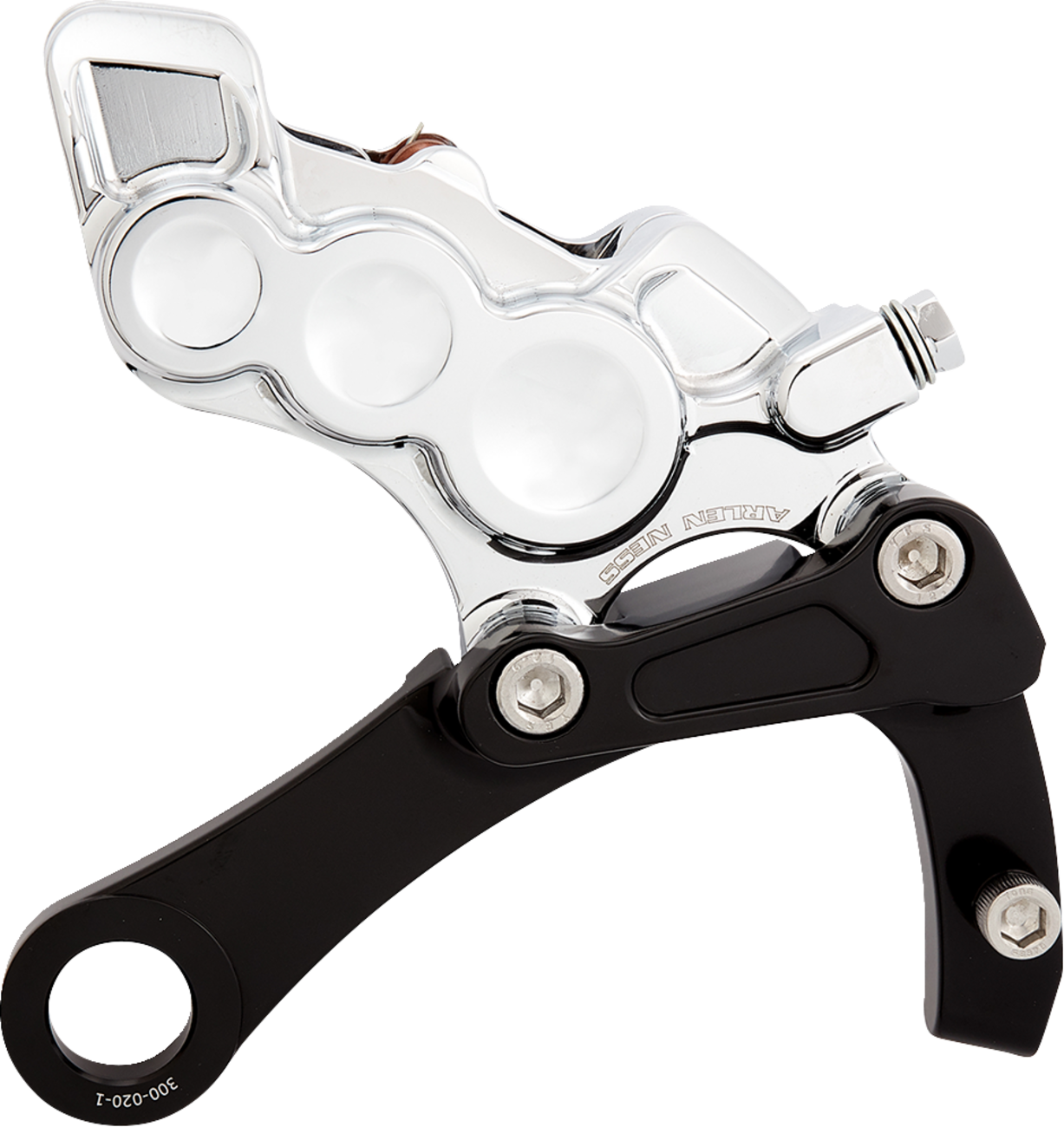 Arlen Ness Chrome 6-Piston Rear Brake Caliper Kit for 2018-23 Harley Softail M8