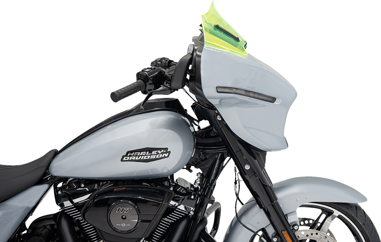 Klock Werks Kolor Flare 8" Green Ice Windshield for 2023-25 Harley Street Glide