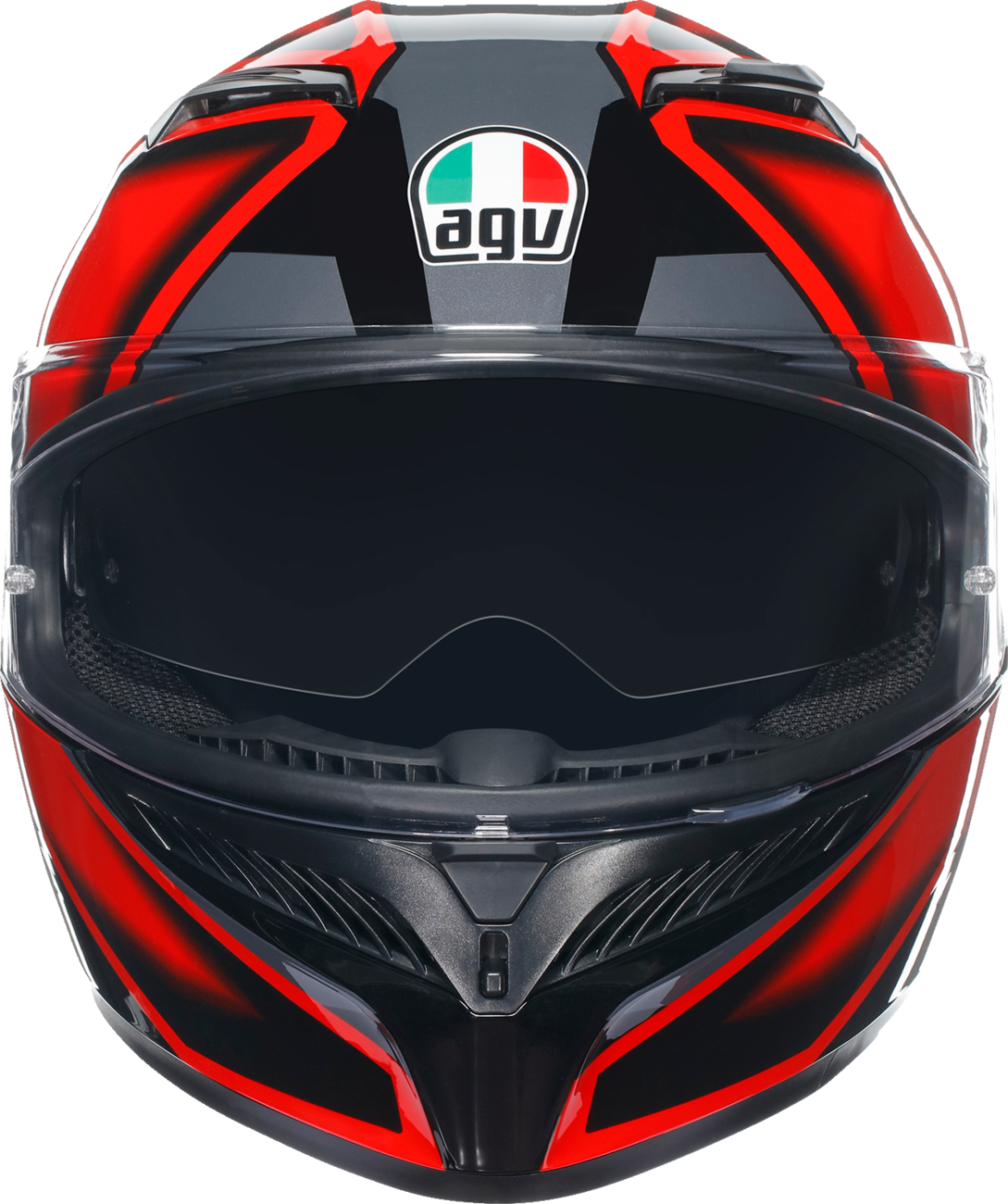 AGV K3 Compound Red Unisex Adult Motorcycle Street Riding Full Face Helmet