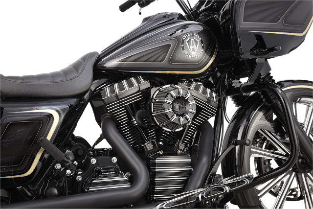 Arlen Ness Black 10 gauge Air Cleaner Filter 2008-2017 Harley Touring Softail
