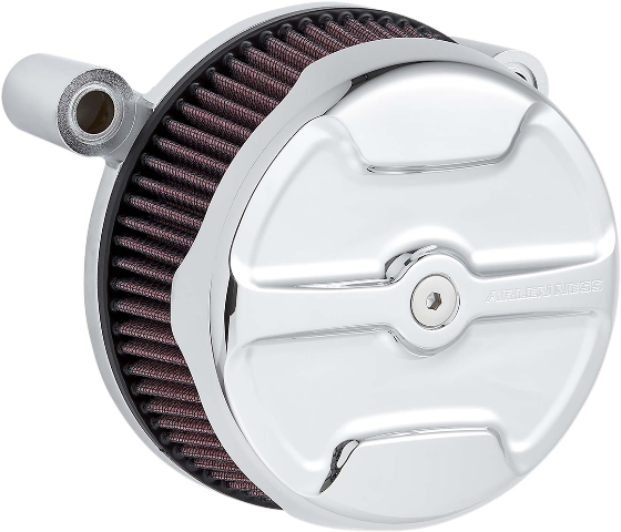 Arlen Ness Chrome Knuckle Big Sucker Air Filter Kit 1999-2017 Harley Twin Cam
