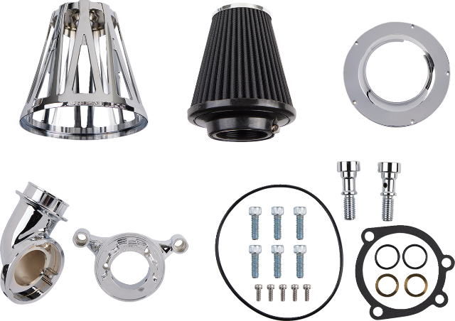 Arlen Ness Chrome Monster Sucker Air Cleaner Filter 1999-2017 Harley Twin Cam