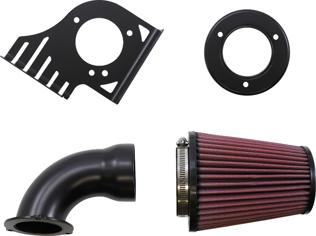 Cobra Black Cone Elbow Air Cleaner Intake Kit for 2018-2023 Harley Softail M8