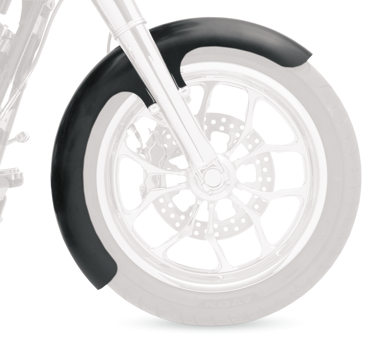 Klock Werks Wrapper Motorcycle Front Fender 1984-2013 Harley Touring Models