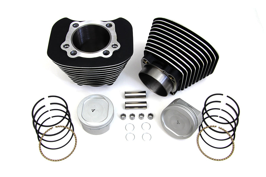 Vtwin Black Motorcycle 1200cc Cylinder Piston Conversion Kit 2004-2016 Harley Xl
