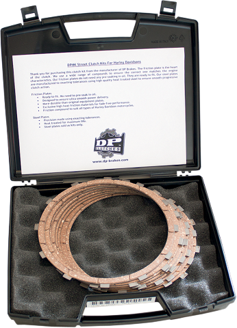 DP 8 Heavy Duty Fiber Friction Plates for 71-84 Harley Sportster XLCH XLH XLT XR
