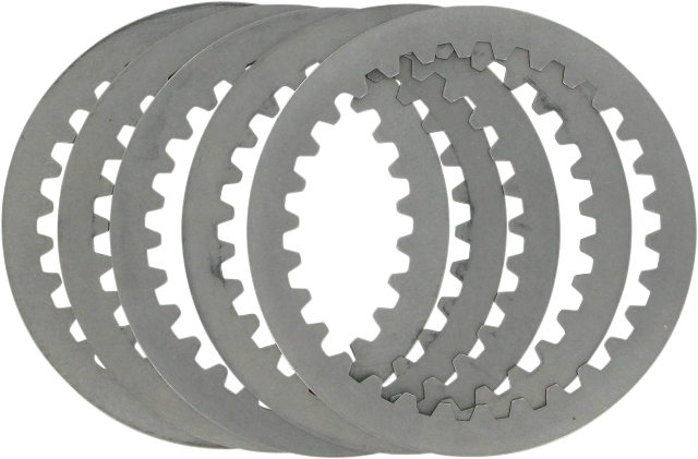 Drag Specialties Steel Clutch Plate Kit fits 84-90 Harley Davidson Sportster