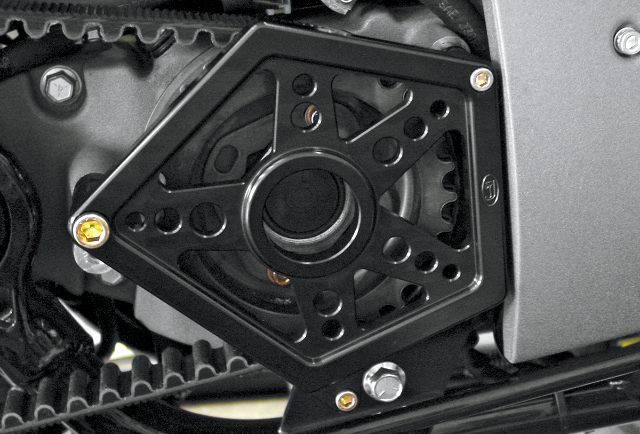 Joker Machine Black Front Pulley Cover 2004-2022 Harley Sportster XL XLR XLL XLN