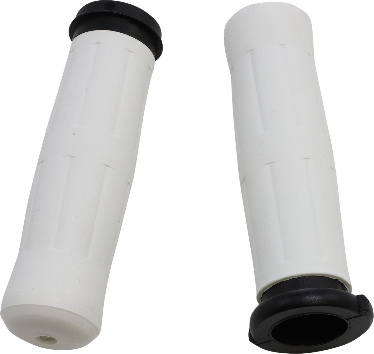 Avon Old School White TBW 1" Motorcycle Handlebar Grips 2008-2024 Harley Touring
