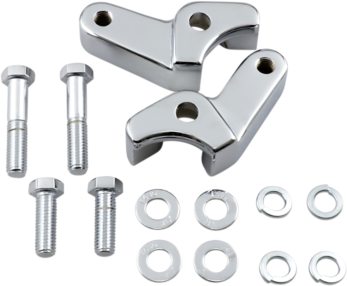 La Choppers Chrome -1.00" Rear Lowering Kit 2018-2023 Harley Touring FLHR FLHX