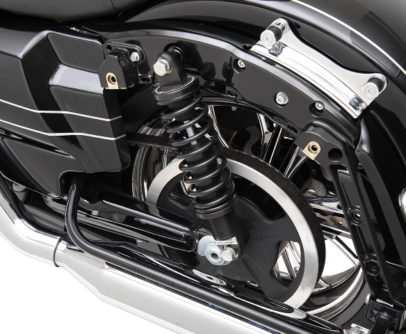 Legend Black Revo Heavy Duty 12" Rear Shocks 1999-2024 Harley Touring FLHX FLHT