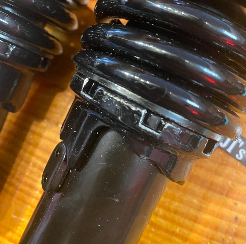 Drag Specialties Black Standard 11" Rear Shocks for 1991-2017 Harley Dyna Models