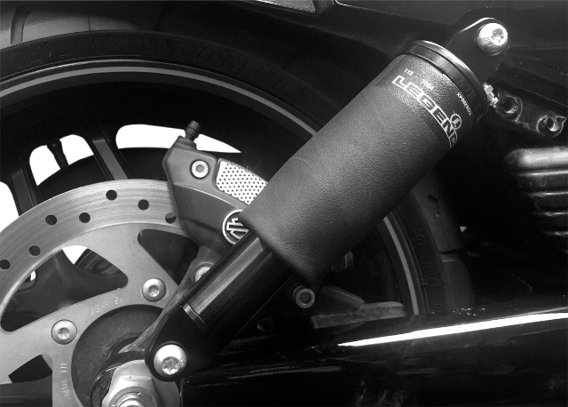 Legend Black Air Ride Adjustable Shocks fits 2007-2017 Harley V-Rod VRSCX VRSCA