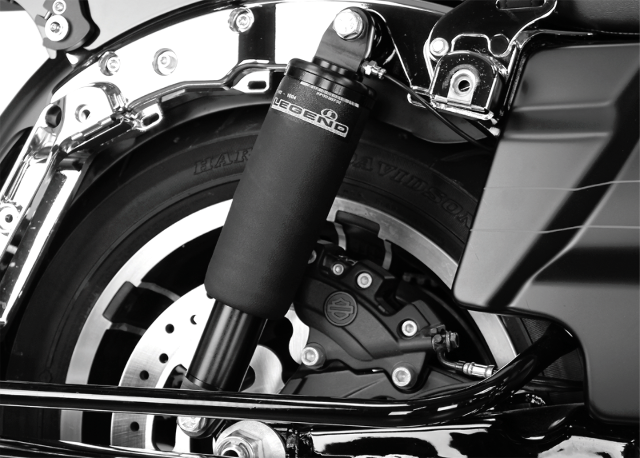 Legend Rear Air Shocks Suspension 2015-2024 Harley Touring Road Glide FLTRU