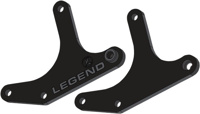 Legend Black Rear Tri-glide Lift Kit fits 2009-2016 Harley FLRT FLHXXX FLHTCUTG