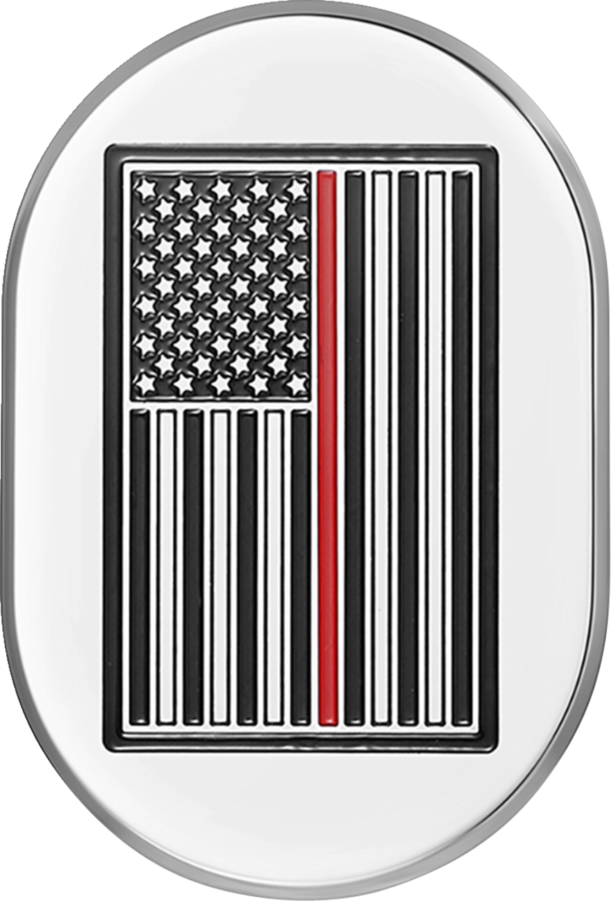 Figurati Red Line Flag Right Side Antenna Insert 2009-2023 Harley Touring FLHX