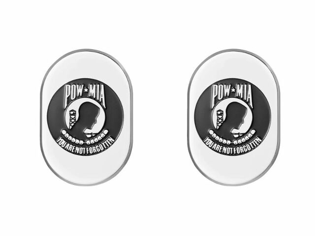 Figurati POW-MIA Left & Right Side Antenna Insert 2009-2023 Harley Touring FLHX