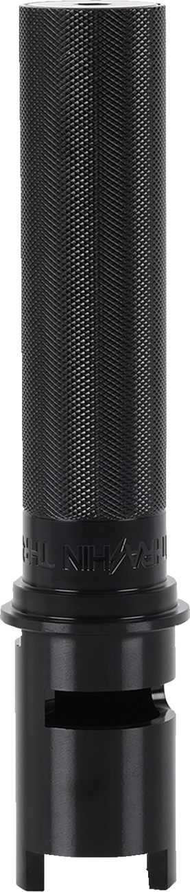 Thrashin Knurled Black Gen 2 TBW 1" Throttle Tube for 2023-2025 Harley Touring