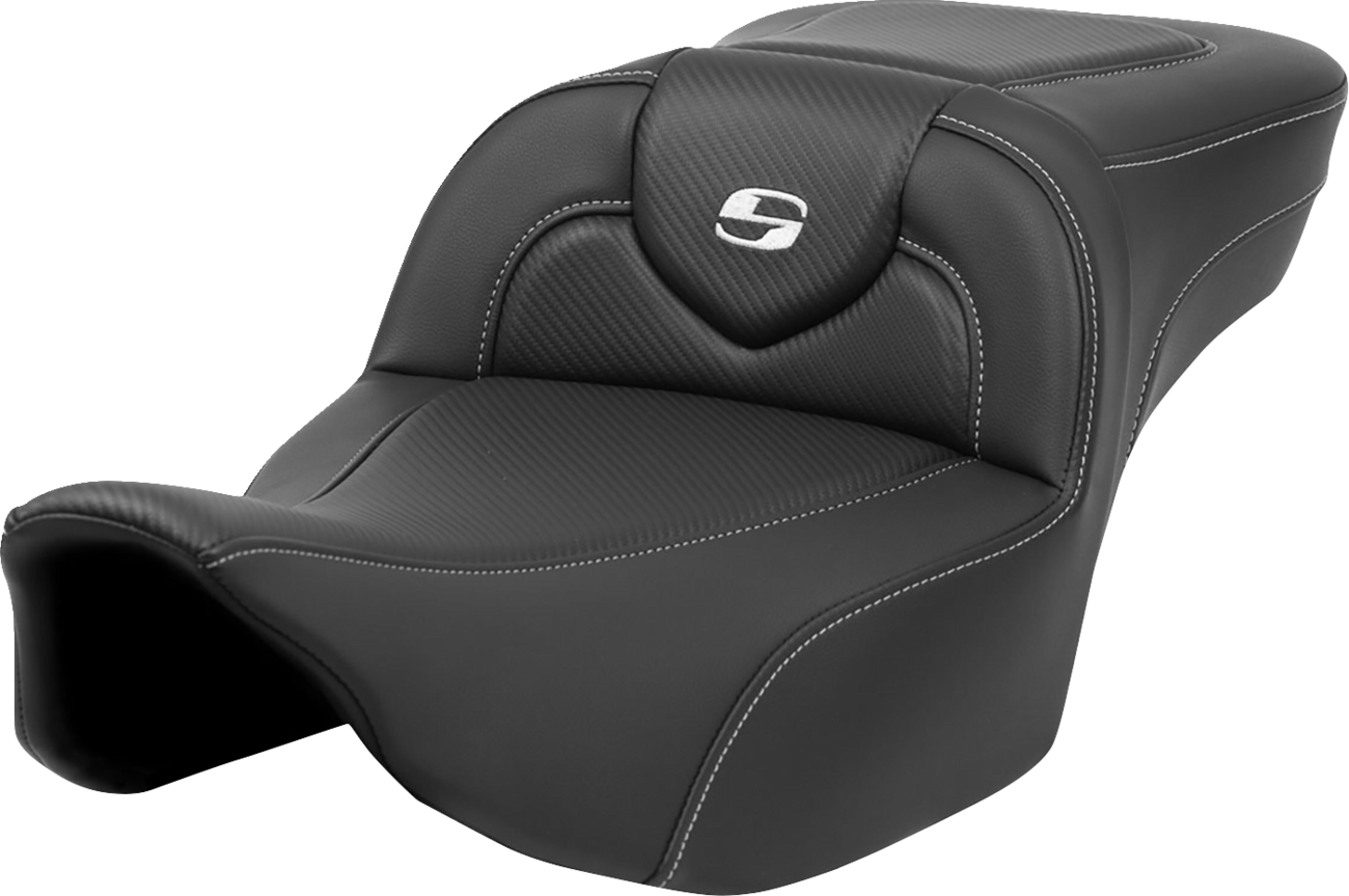 Saddlemen Roadsofa Carbon Fiber Extended Reach Seat for 2023-2025 Harley Touring