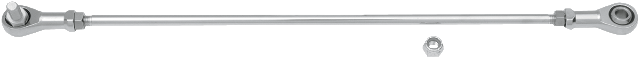 Drag Specialties Chrome 15 1/2" Shift Linkage Harley Extended Forward Controls